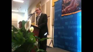 Dr  Carlos Munoz, Jr  speaks at UMass Dartmouth