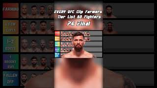 EVERY UFC Clip Farmers Tier List (60 Fighters) Short P4