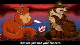 Squirrelflight VS Bramblestar. Epic Rap Battles of Warriors #10