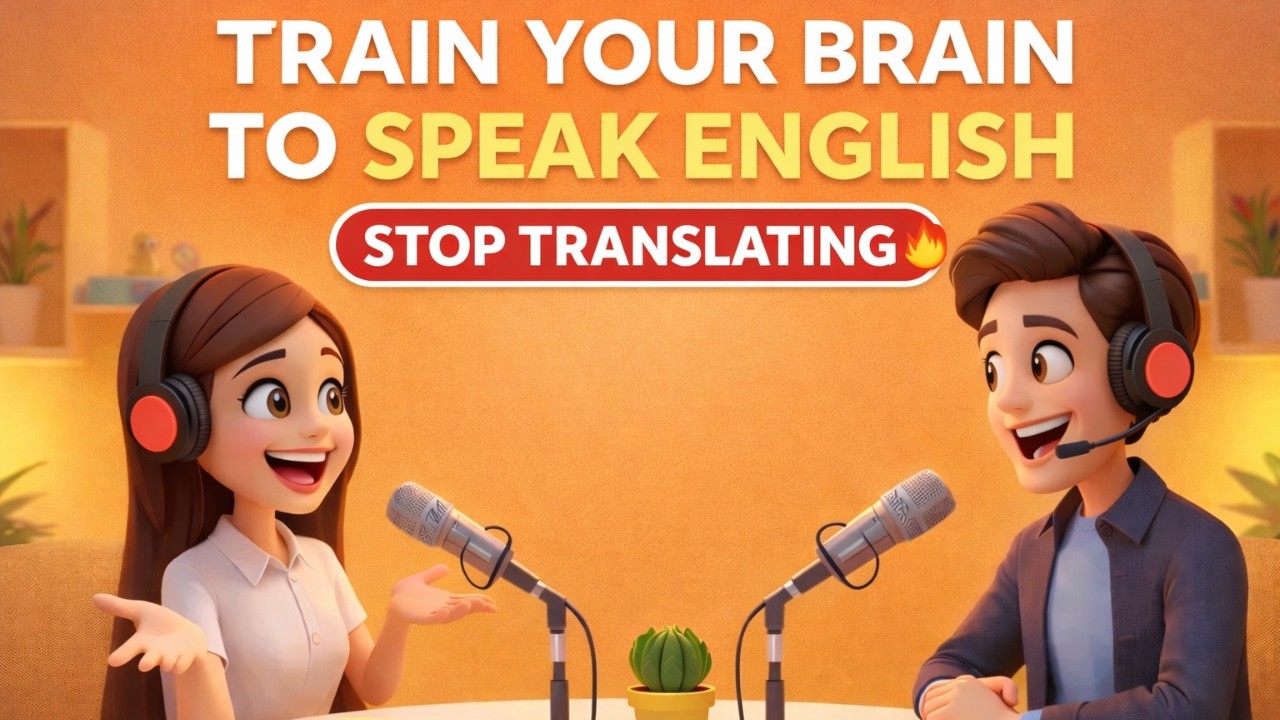 How to Train Your Brain to Think and Speak in English | English in Daily Life (A1–B1)