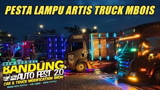 GEMERLAP LAMPU TRUCK ARTIS KONTES BANDUNG AUTO FEST 2.0