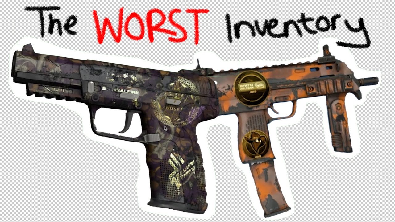 im making the worst csgo inventory - YouTube