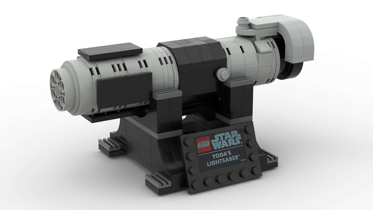 Lego 6346098 Yoda's Lightsaber Speed Build Studio LDD by PLegoBB YouTube