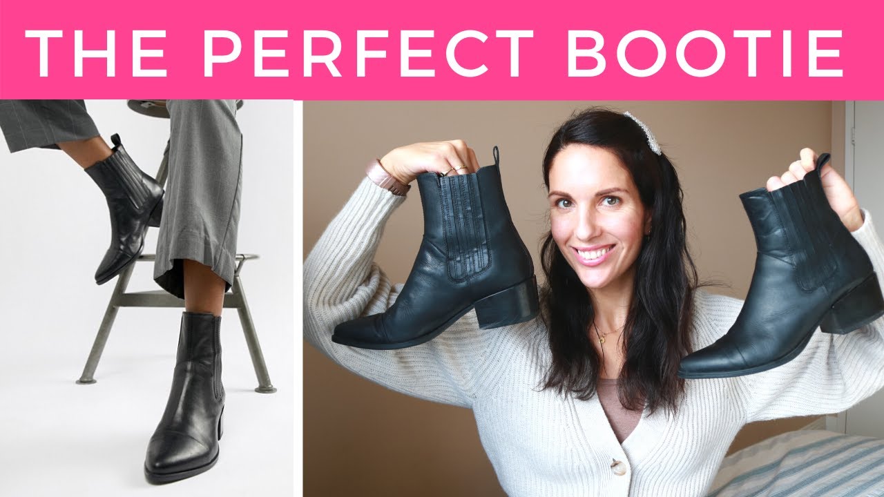 MARJA REVIEW // The perfect fall winter Chelsea bootie! - YouTube