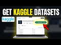 How to download datasets from Kaggle to train ML models - Easy Tutorial