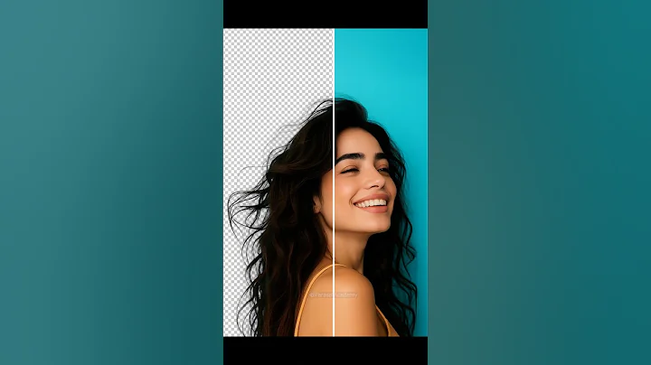 Photoshop Tips  2025   One of the ways I often use to remove hair background #shorts  #viral