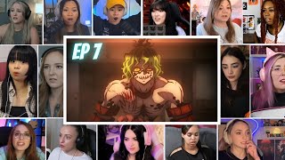 Gyutaro First Appearance | Demon Slayer Season 2 Episode 14 Girls Reaction Mashup |
