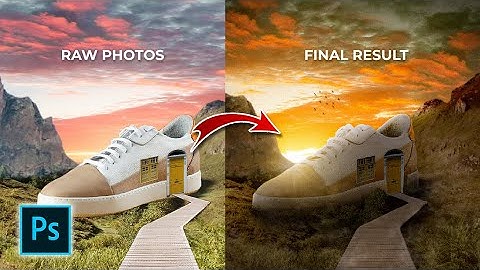 Photo Manipulation (surealism) "Shoes House" - Photoshop