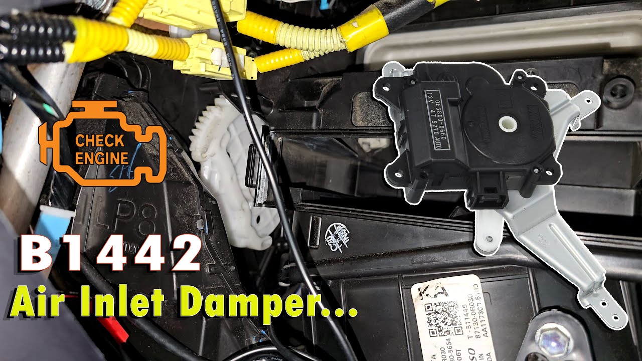 Fixing Toyota B1442 servo motor damper control | RAV4 - YouTube