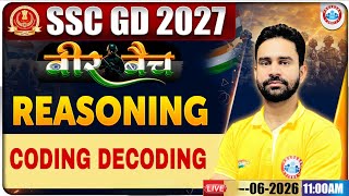 SSC GD Reasoning Class 2027 | Coding Decoding #1 Reasoning By Rahul Sir | SSC GD Reasoning Classes