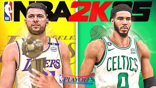 I Simulated the 2025 NBA PLAYOFFS in NBA 2K25 (PC MOD)