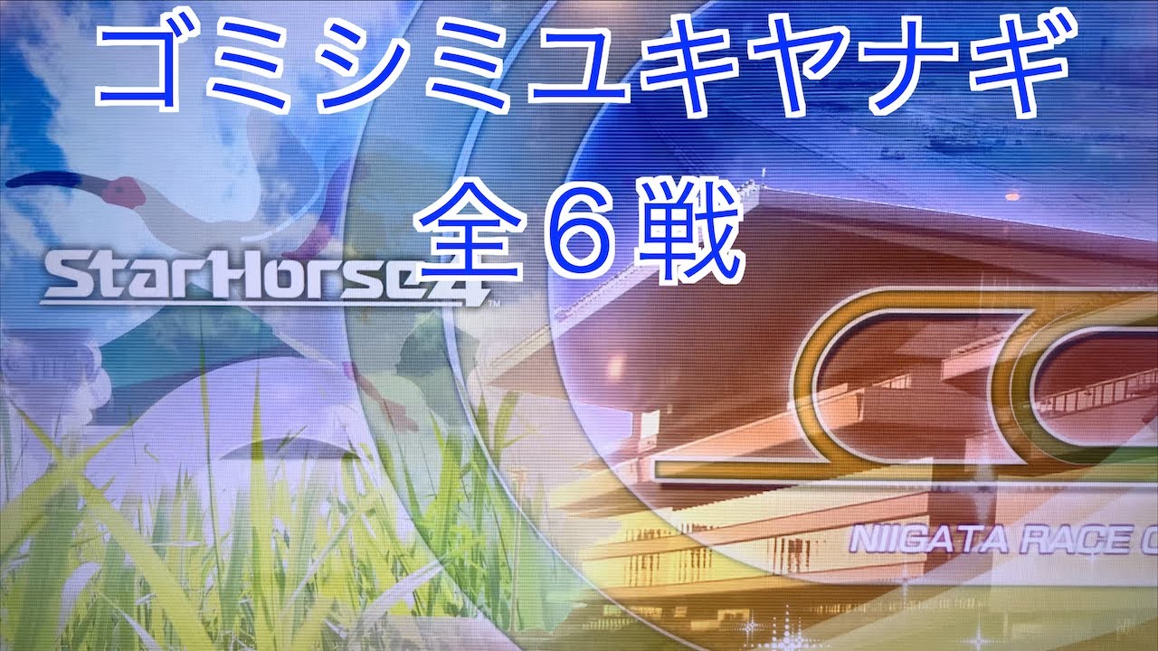 【スターホース４】　ー 855頭目ー　ゴミシミユキヤナギ(初代馬、血統表生産C8、生産枚数19750枚)　全6戦