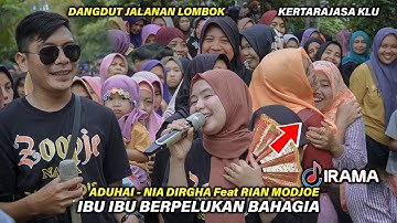 PENONTON BERPELUKAN TURUT BAHAGIA MELIHAT DUET MANIS NIA DIRGHA Feat RIAN MODJOE IRAMA DOPANG