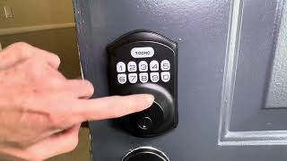 TEEHO TE001 Keyless Entry Smart Deadbolt Lock with Keypad Review