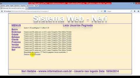 aula 5407 java para web 4   Paginacao de registros implememtando proxima pagina