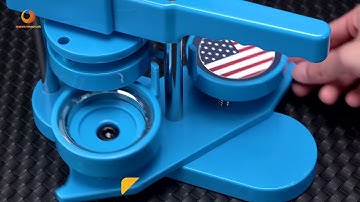 BEAMNOVA 100 Set of Matte Metal Button Parts Supplies 44mm / 1.73 in for Button Maker Machine