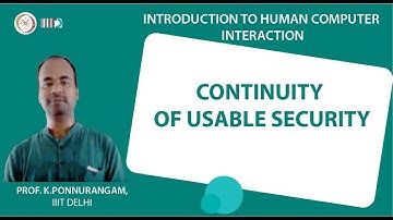 Continuity of Usable Security