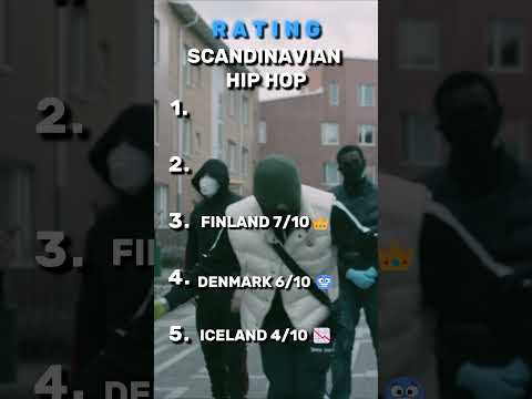 Rating Scandinavian Hip Hop 🥶🐐👑📈📉 #iceland #norway #denmark #sweden #finland (imo)