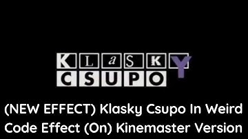 (NEW EFFECT) Klasky Csupo In Weird Code Effect (On) Kinemaster Version