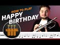 How to play Happy Birthday on Trumpet (with Sheet Music / Notes)