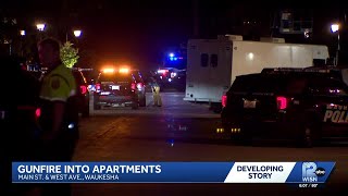 Gunman shoots into Waukesha apartments, injures self in police standoff