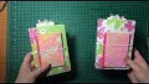 Pocket Traveler’s Notebook (no 2) using the Sizzix/Katelyn Lizardi die