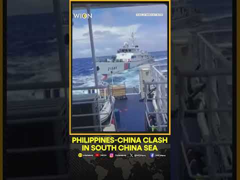 South China Sea Clash: China Coast Guard Vessel Rams Philippine Fisheries Boat | WION Shorts