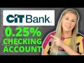 CIT Bank eChecking Account | THE BEST Checking Account to EARN INTEREST