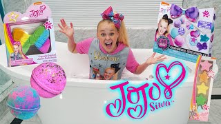 TESTING JOJO SIWA BATH TOYS!!! - JoJo Siwa