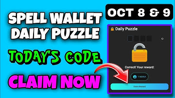 Spell Wallet Daily Puzzle Today 8 October | Spell Wallet Today Puzzle | Spell Wallet Secret Code