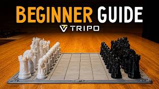How to 3D Print Chess Set Using Tripo AI (Beginner Guide)