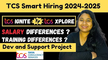 TCS Ignite Vs TCS Xplore|Tcs Ignite -Xplore  training program| TCS salary|TCS ignite Projects|GWS