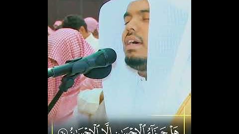 هَلْ جَزَاءُ الإحْسَانِ إِلا الإحْسَانُ ~ تلاوة بأداء عراقي جميل لايوصف للشيخ ياسر الدوسري