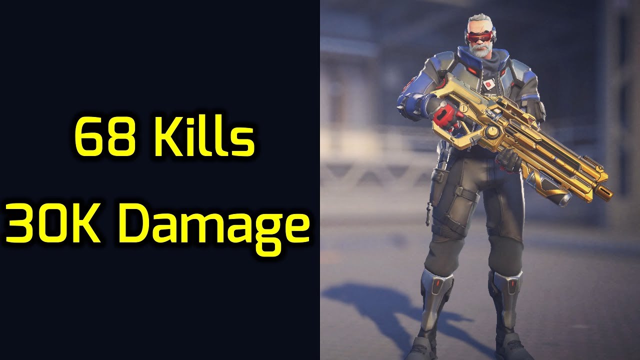 WORLD RECORD SOLDIER GAME? 68 KILLS 30K DAMAGE! OVERWATCH 2 YouTube
