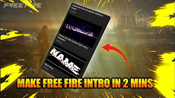 How to Make 3D Gaming Intro 2023 | Gaming Intro For Free Fire | Make Gaming Channel Intro