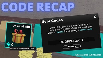 Code Recap 2023-07-18 Kaiju Paradise Roblox #kaijuparadise