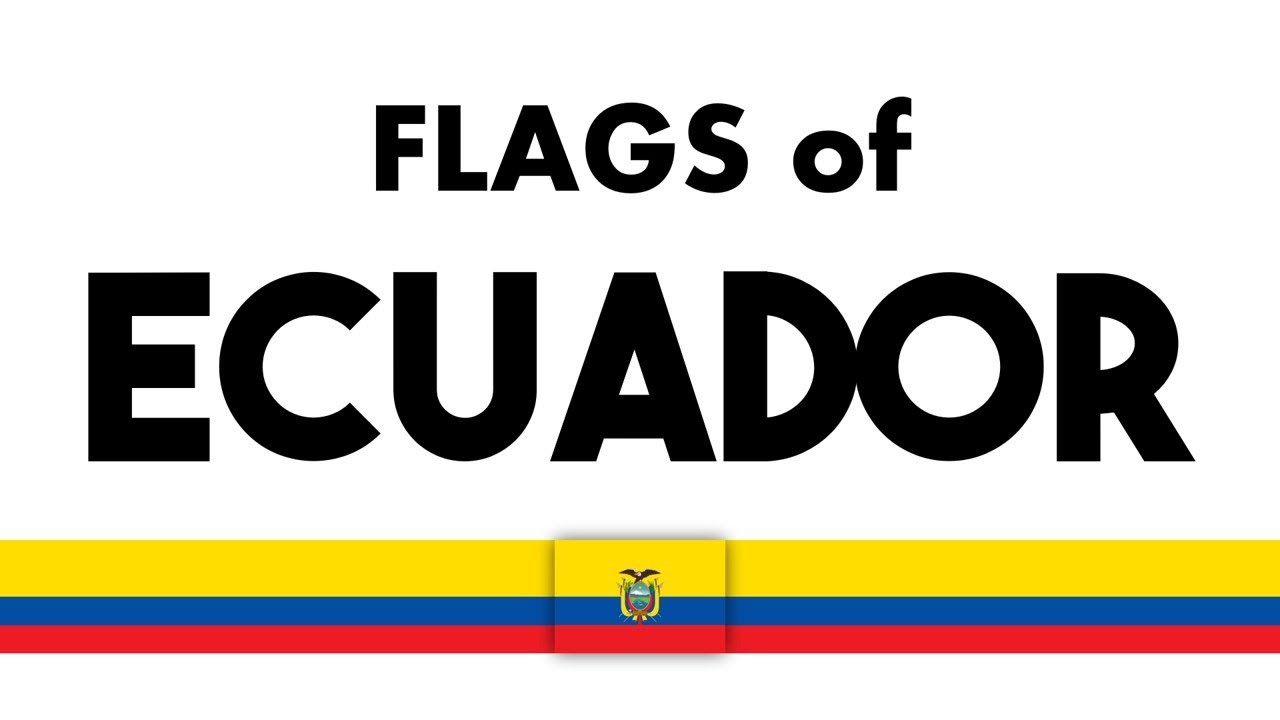 ECUADOR flags animation 