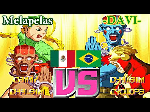 X-Men Vs. Street Fighter - Melapelas vs -DAVI-