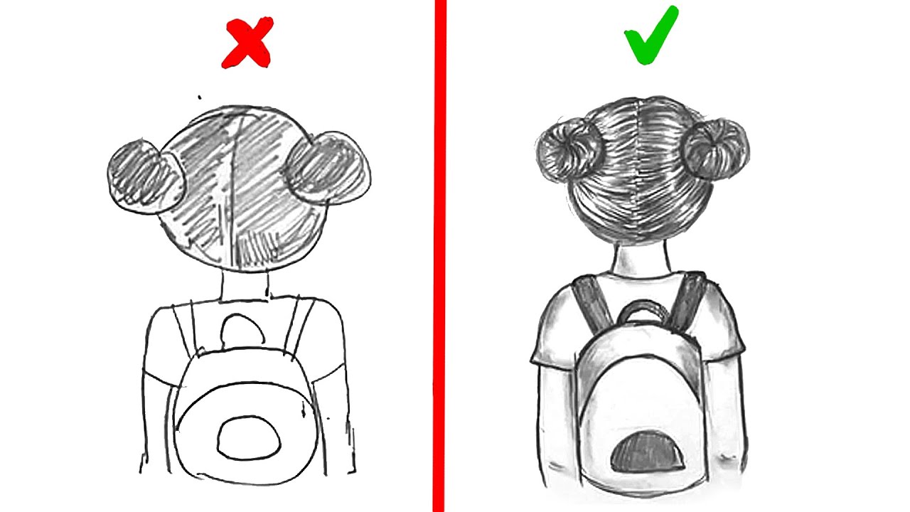 Draw неправильный. Простые скетчи. Рисунок карандашом девушки легко с рюкзаком. Рисунки для срисовки девушки. Простые скетчи для срисовки.