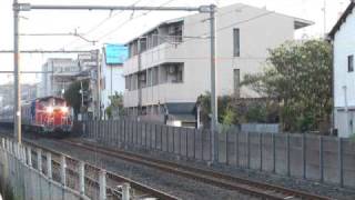 9623レ 天理臨 近ミハDD51-1109牽引+24系寝台車（青森車）6両