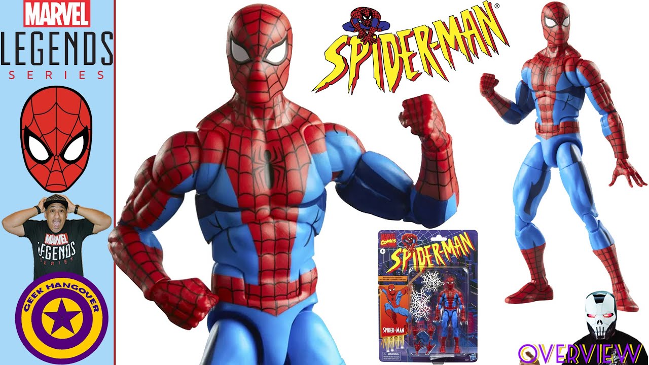 Marvel Legends  Walmart Exclusive Cel-Shaded Spider-Man Action Figure  Unboxing & Comparison