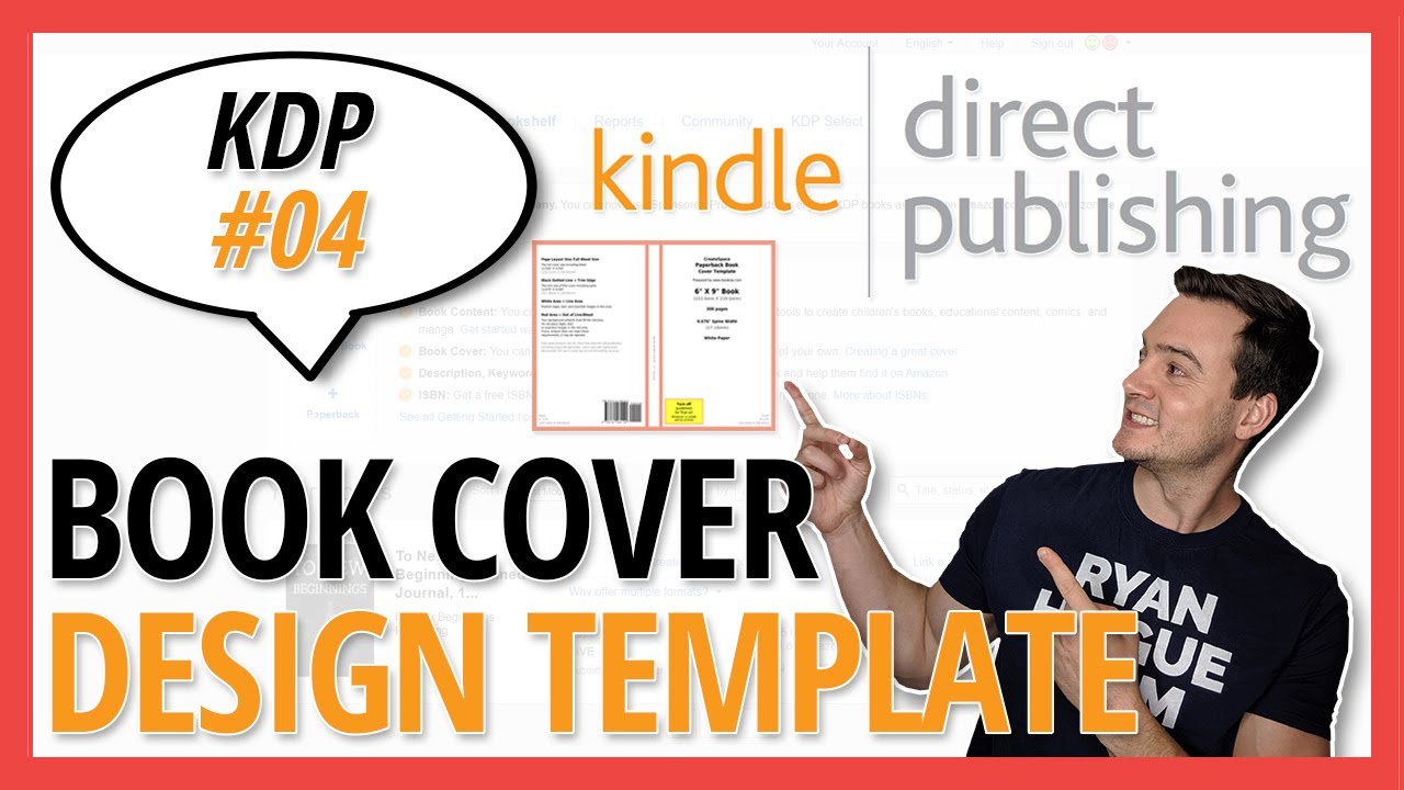 Kdp 04: Cover Design + [Free] Createspace / Kdp Cover Template Creator Tool  - Youtube