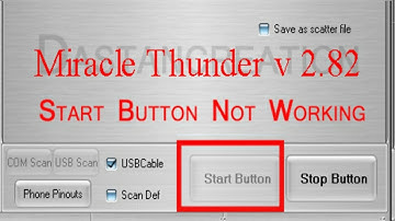 miracle box start button not working 2020