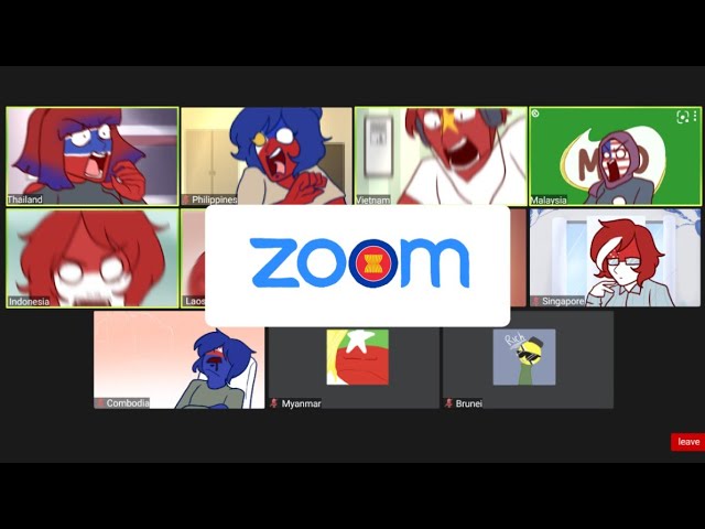 ASEAN Zoom Call meme(?) (countryhumans ASEAN)(Read Desc for Video BG) class=