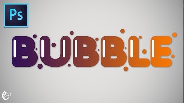 How to Create Bubble Text Effect with Photoshop - Tutorial Photoshop