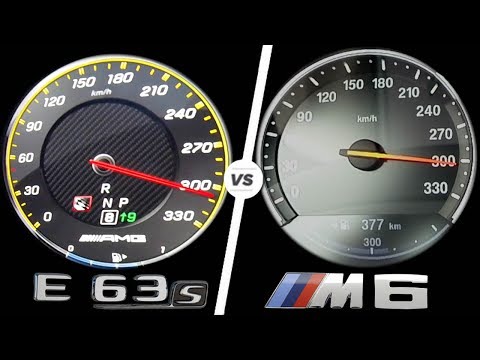 Mercedes E63 AMG 612HP vs BMW M6 600HP ACCELERATION TOP SPEED 0-300km/h AUTOBAHN POV by AutoTopNL