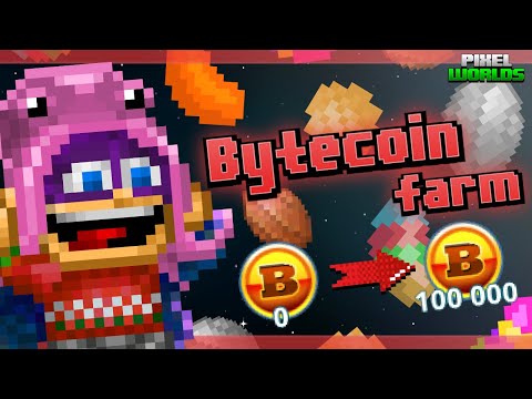 Best method to get many bytecoins - BSP Shop!  | Pixel worlds