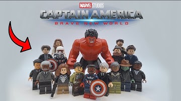 LEGO Captain America: Brave New World | How To Build All Characters