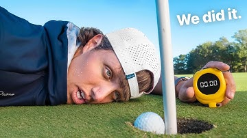 I Played the Worlds Fastest Round of Golf (18 Holes) 