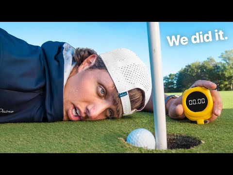 The Worlds Fastest Round of Golf. (Exhausting) 